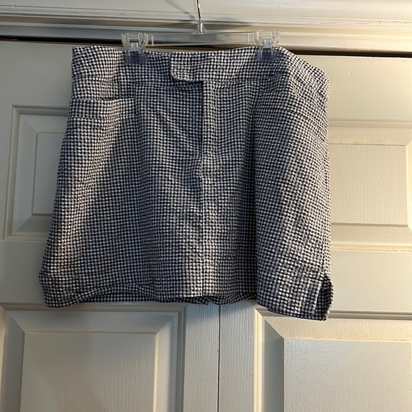 B Moss sear sucker skort brown and white - Picture 1 of 5